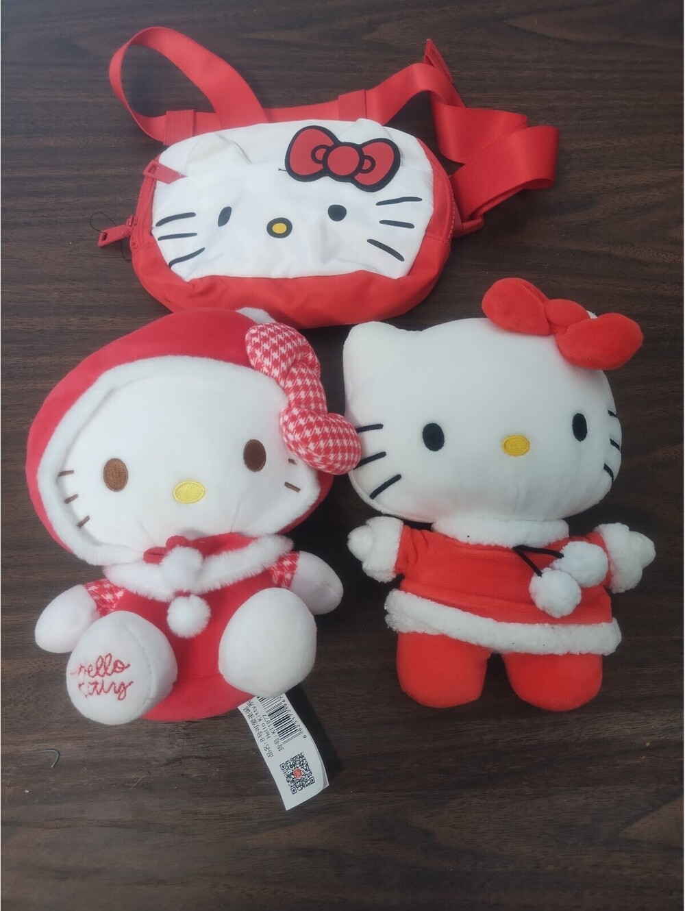 Hello kitty plush and the fanny pack set